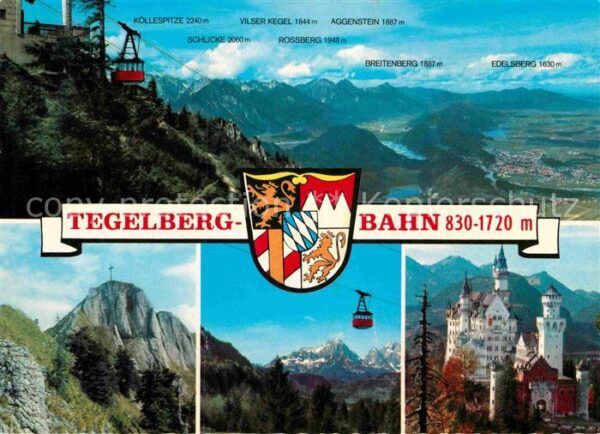 Seilbahn Tegelberg Schloss Neuschwanstein
