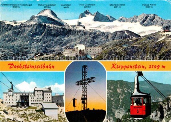 Seilbahn Dachstein Berghotel Krippenstein Obertr