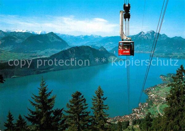 Seilbahn Weggis Rigi-Kaltbad Vierwaldstättersee