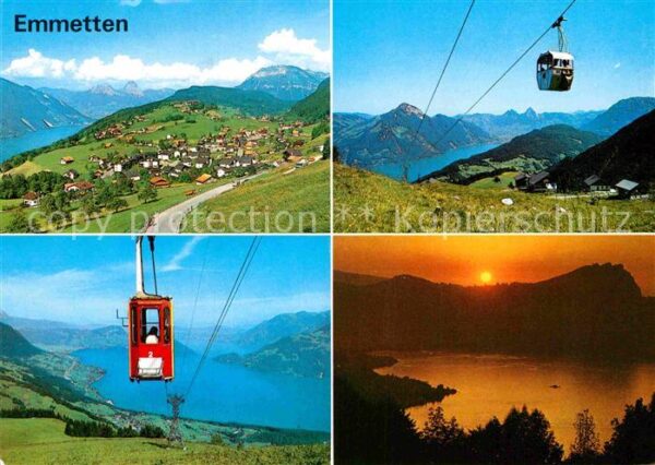 Seilbahn Niederbauen Rinderbühl Emmetten Vierwal