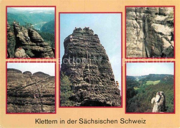 Klettern Bergsteigen Sächsische Schweiz Schrammsteinwächter