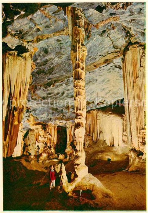 Hoehlen Caves Grottes Completed Column Botha's Hall Cango Cav