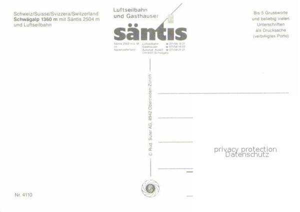 Seilbahn Schwägalp Säntis – Bild 2