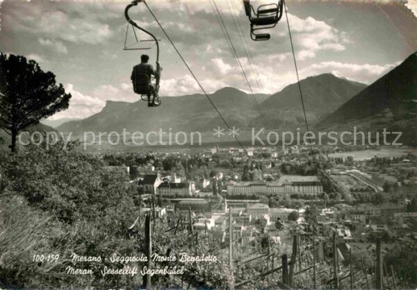 Sessellift Merano Seggiovia Monte Benedetto