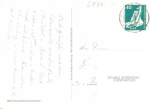 Liederkarte Tief im Hohen Odenwald Waldkatzenbach S – Bild 2