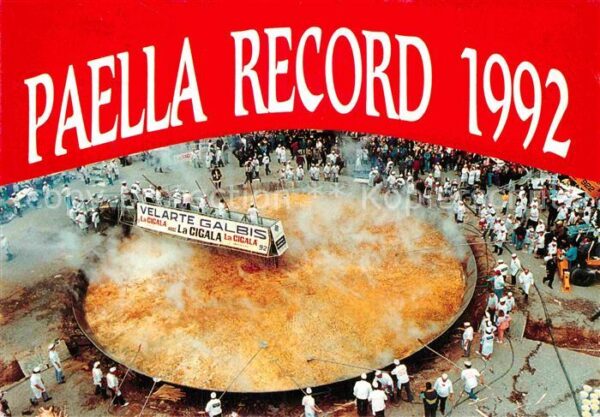Lebensmittel Paella Record 1992 Valencia
