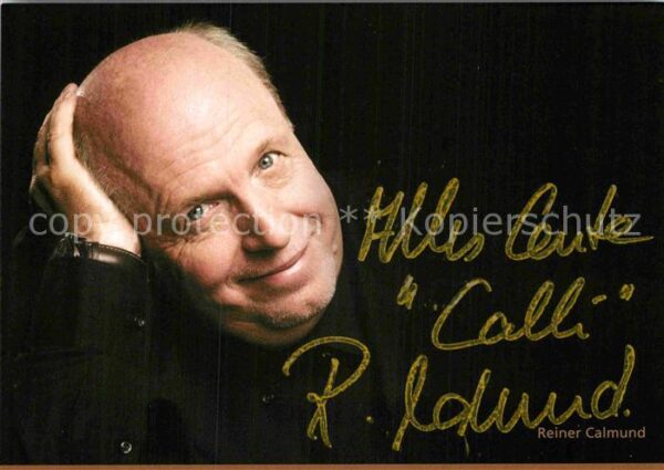Persoenlichkeiten Reiner Calmund Autogramm