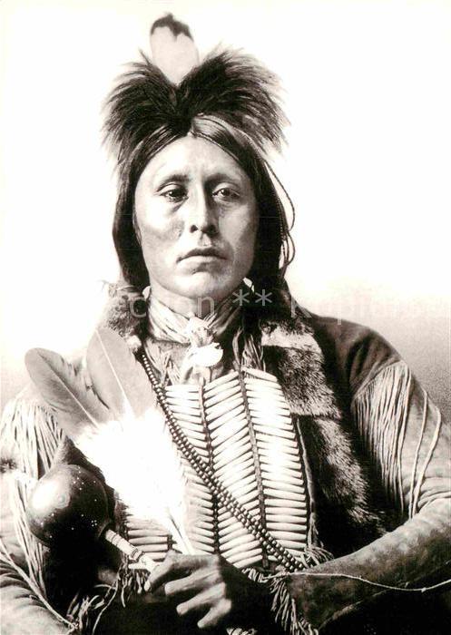 Indianer Native American Two Hatchet Kiowa 1898