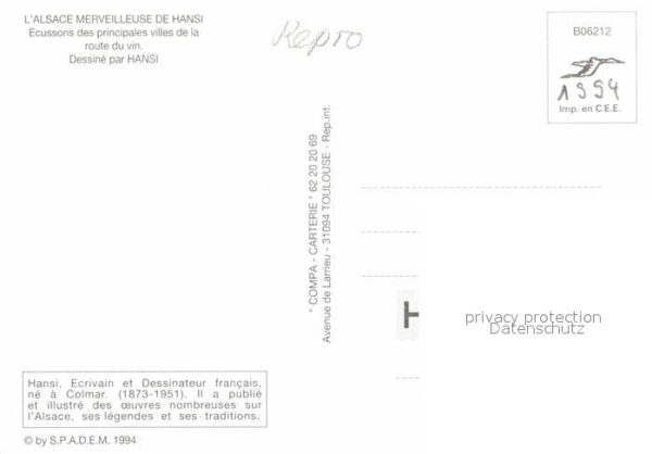 Hansi Ecussins des principales villes de la r – Bild 2