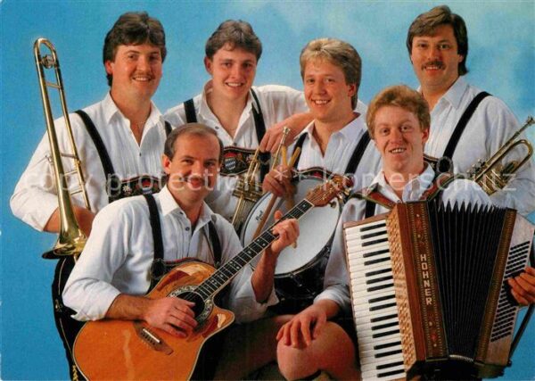 Saenger Band Die Vaitl-Buam Gitarre Posaune Akkordeo
