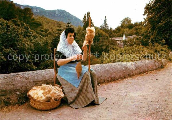 Spinnen Handwerk La Granja Hilanderia Mallorquina