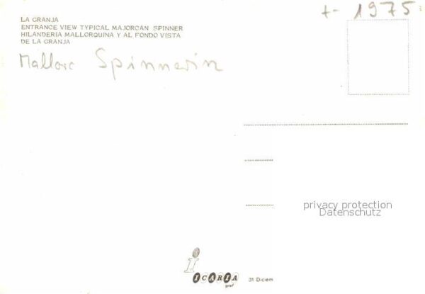 Spinnen Handwerk La Granja Hilanderia Mallorquina – Bild 2