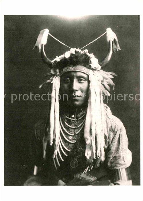 Indianer Native American Head Carry Blackfoot 1900