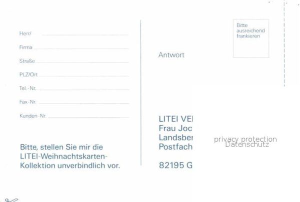 Weihnachten Weihnachtsbaum Litei-Weihnachtskarten-K – Bild 2