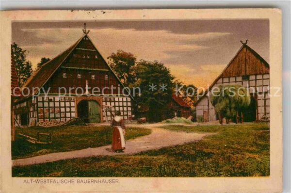 Bauernhaus Alt-Westfalen Lübbecker Gegend