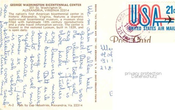 Alexandria Virginia Georg Washington Bicentennial Center – Bild 2