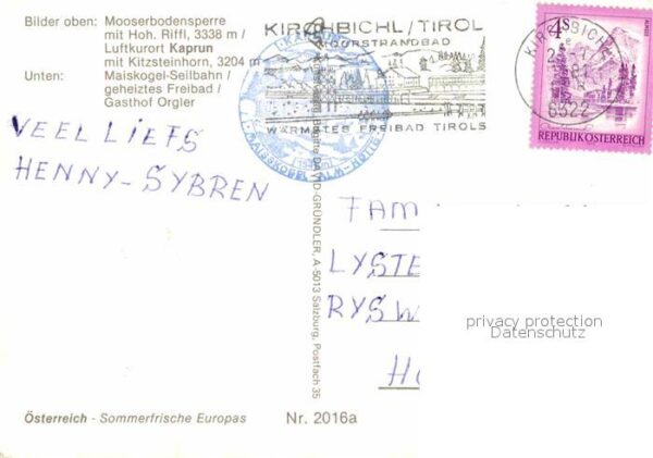 Kaprun Mooserbodensperre Hoh Riffl Kitzsteinho – Bild 2