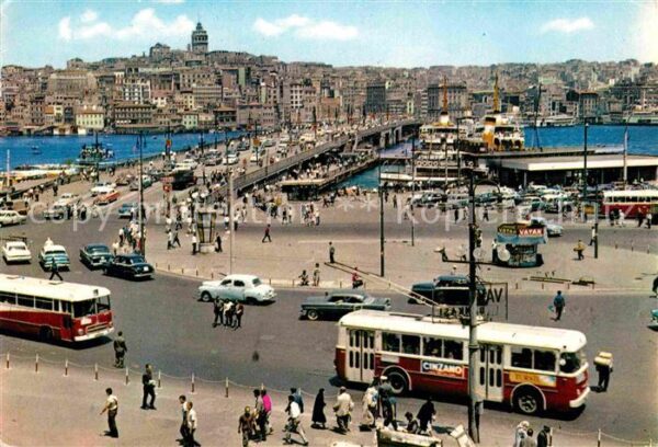 Istanbul Constantinopel Eminönü mit Brücke