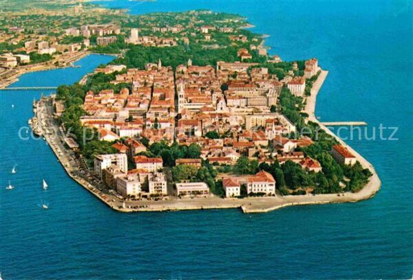 Zadar Zadra Zara Fliegeraufnahme