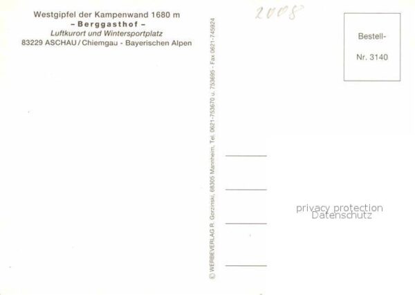 Aschau Chiemgau Kampenwand Berggasthof – Bild 2
