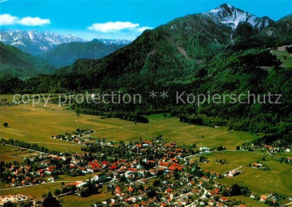Grassau Chiemgau Hochplatte Wilder Kaiser Fliegeraufnahm