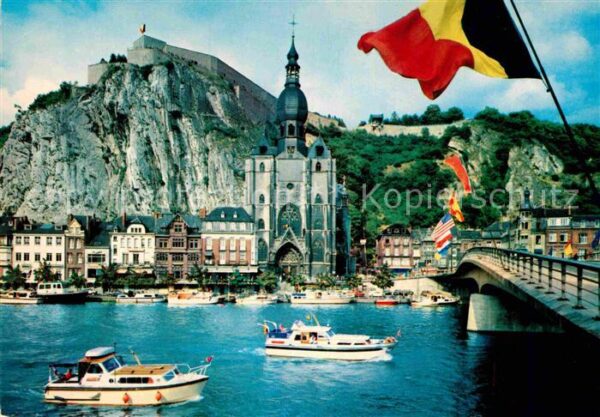 Dinant Wallonie Kirche Brücke