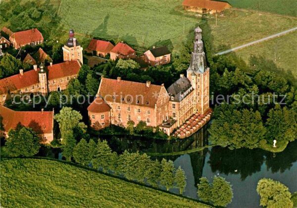Raesfeld Restaurant Schloss Raesfeld Fliegeraufn