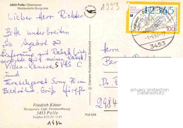 Polle Oberweser Restaurierte Burgruine – Bild 2