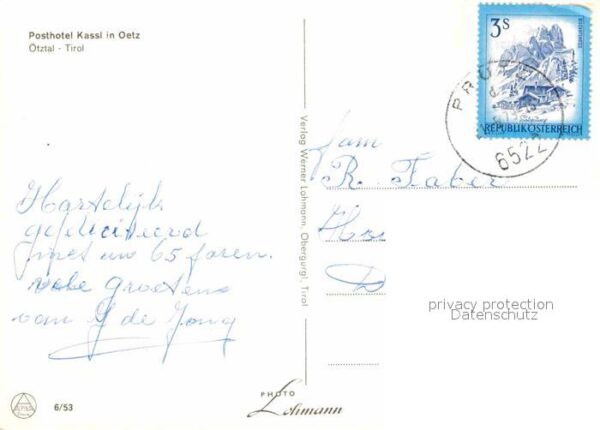 Oetz Tirol Posthotel Kassl – Bild 2