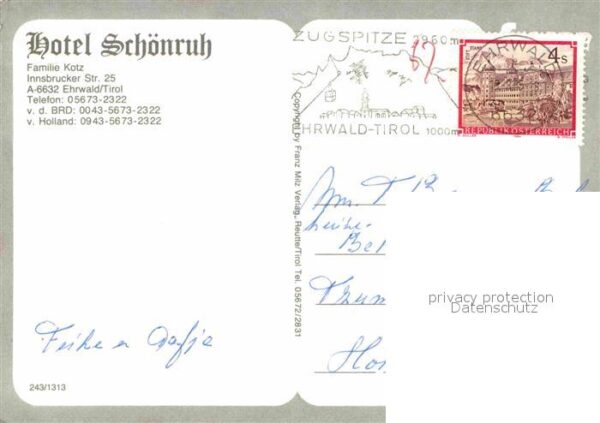 Ehrwald Tirol Hotel Schönruh – Bild 2