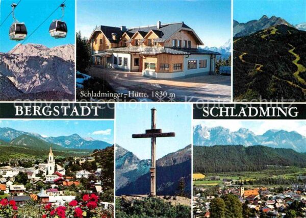 Schladming Obersteiermark Seilbahn Schladminger Hütte Panorama Gi