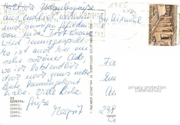 Corfu Korfu Schafe Eselreiterin – Bild 2