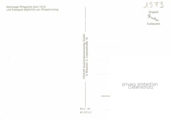 Koetzting Kötztinger Pfingstritt Panorama – Bild 2