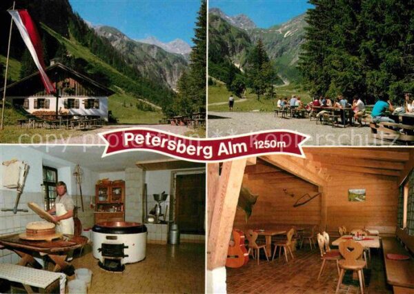 Hinterhornbach Petersberg Alm Freiterrasse Senner Karl