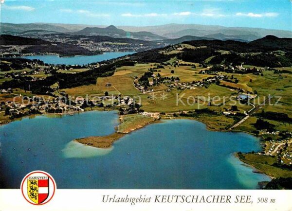 Keutschach See mit Wörthersee und Ulrichsberg Fliegera