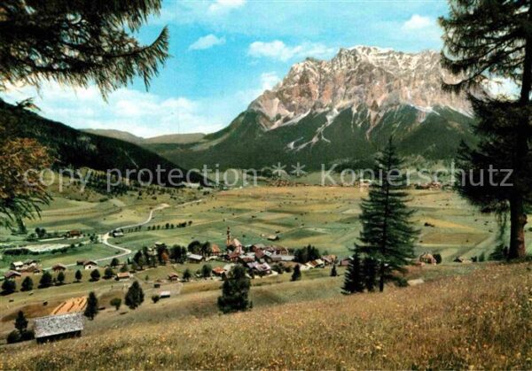 Lermoos Tirol mit Ehrwald und Zugspitze