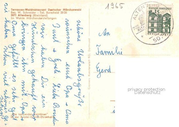 Altenberg Rheinland Terrassen Waldrestaurant Deutscher Märc – Bild 2