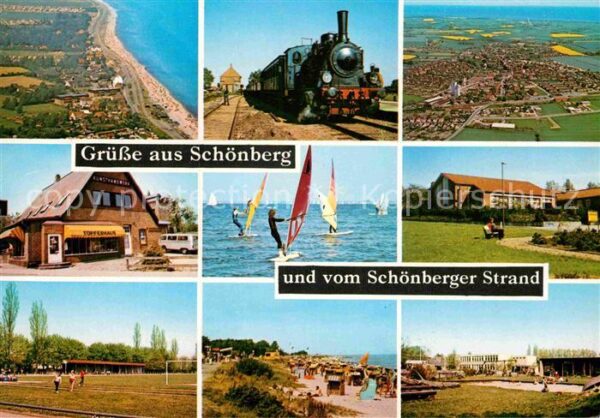 Schoenberg Holstein Fliegeraufnahme Dampflok Schönberger St