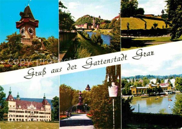 Graz Steiermark Uhrturm Schlossberg Burggraben Schloss
