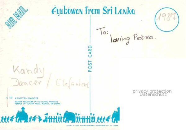 Sri Lanka Kandian Dancer Elefant – Bild 2