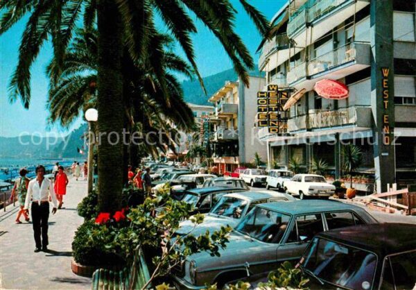 ALASSIO Savona Liguria IT Passeggiata a mare e Grandi Alberghi