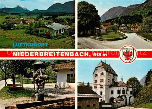 Niederbreitenbach Ortsansichten mit Kaisergebirge Kapelle