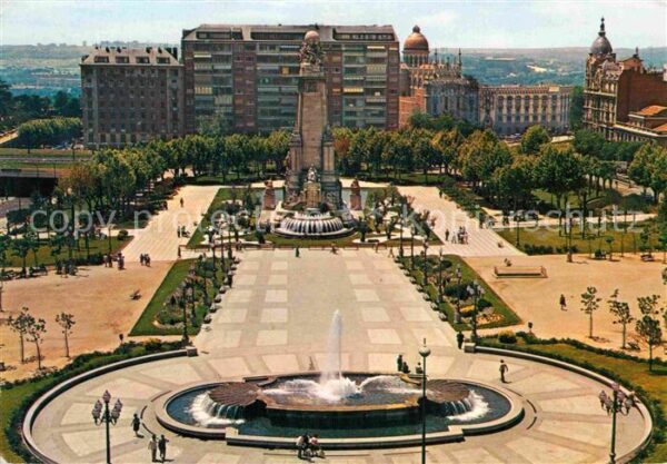 Madrid Spain Plaza de Espana Monumento a Cervantes