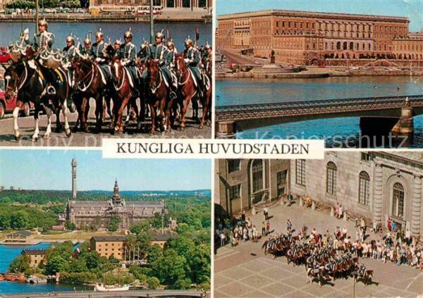 Stockholm Vaktparaden Kungl Slottet Nordiska Muse