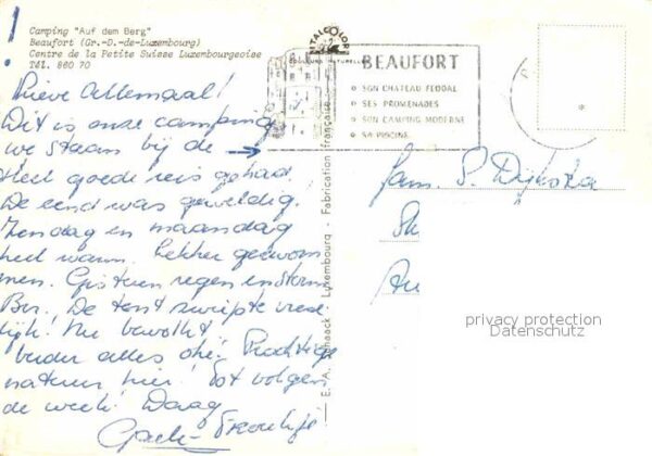Beaufort Befort Luxembourg Camping auf dem Berg – Bild 2