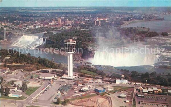 Ontario Canada Fliegeraufnahme Niagara Falls