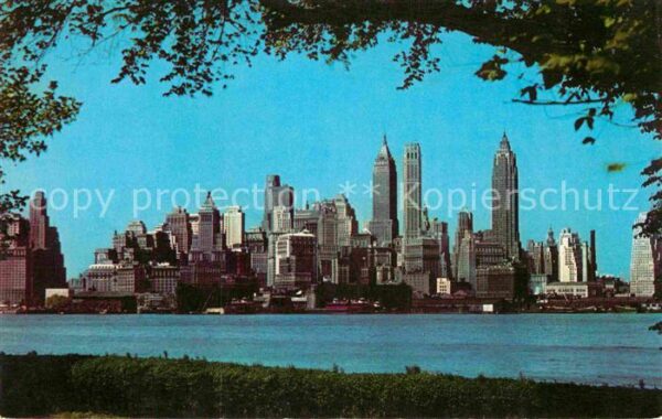 New York City Lower Manhattan from Governors Island