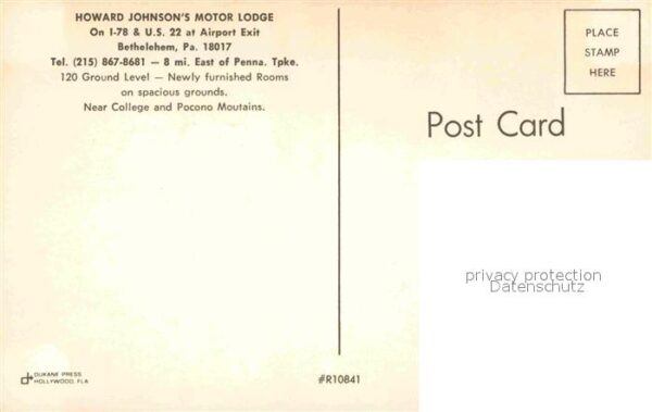 Hollywood Florida Howard Johnsons Motor Lodge – Bild 2