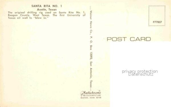 Austin Texas Santa Rita Nr.1 – Bild 2
