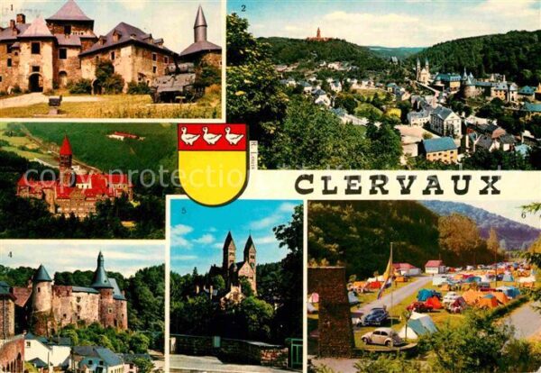 Clervaux Chateau Abbaye Eglise Camping